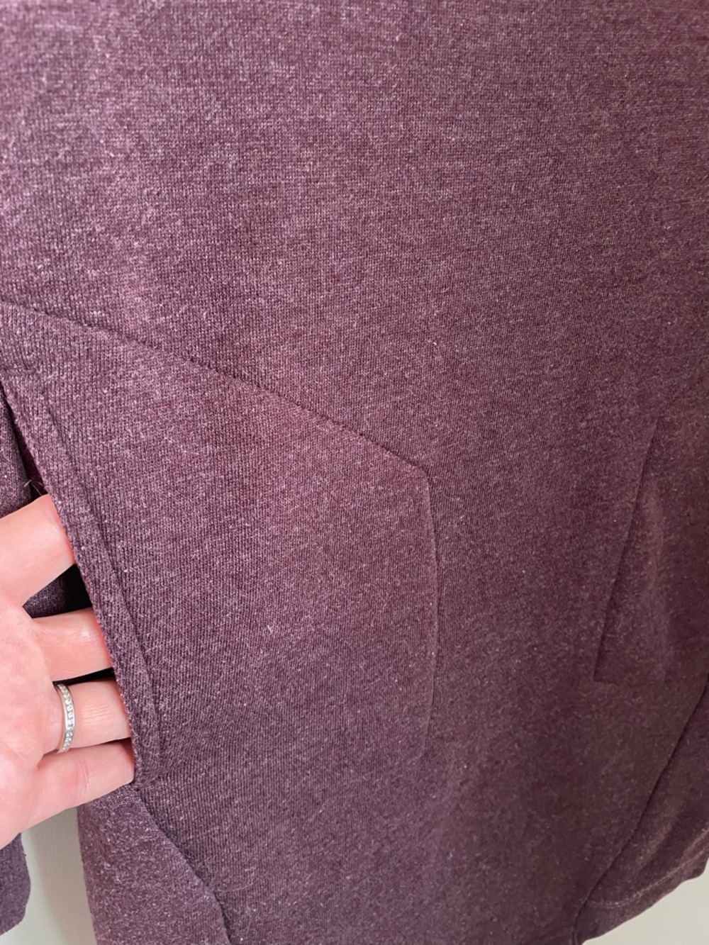 Tentree Fleece Crew Dress Women's XS Mulberry Gorpcore Casual Outdoor Organic - Picture 7 of 14